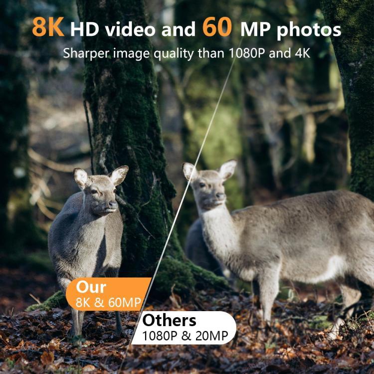 Camera săn bắn Wifi 8K siêu nét 60MP, PR803W