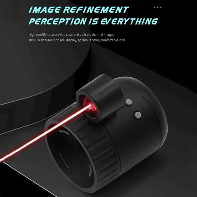Ống nhòm nhìn ban đêm ngoài trời 350m 1-10X thiết bị nhìn ban đêm kính thiên văn HD 1080P