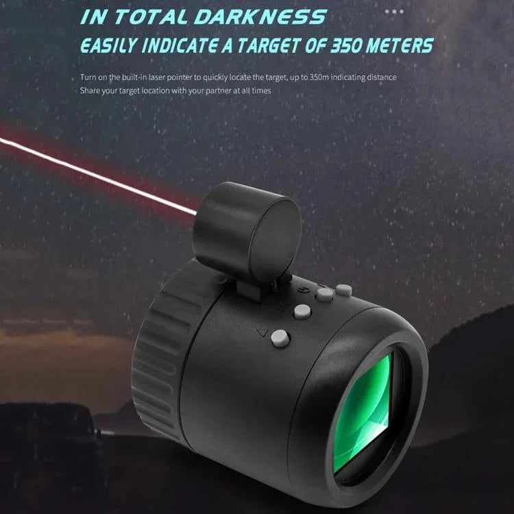 Ống nhòm nhìn ban đêm ngoài trời 350m 1-10X thiết bị nhìn ban đêm kính thiên văn HD 1080P