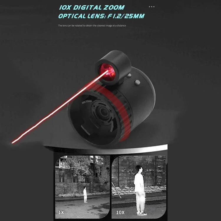 Ống nhòm nhìn ban đêm ngoài trời 350m 1-10X thiết bị nhìn ban đêm kính thiên văn HD 1080P