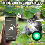 Ốp silicone bảo vệ cho AirTag thế hệ 2 / AirTag thế hệ 1, vòng cổ thú cưng nhỏ hình hoa cúc kèm chuông và phim bảo vệ trước sau