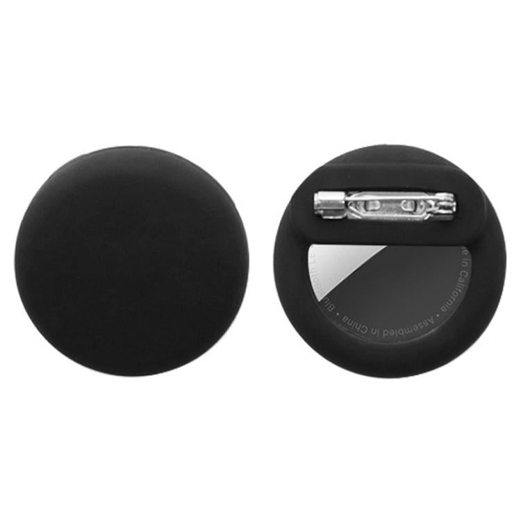 Ốp silicone tròn cho AirTag thế hệ 2 / AirTag thế hệ 1, kèm ghim an toàn giấu bên trong quần áo, giày dép