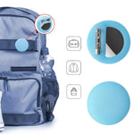 Ốp silicone tròn cho AirTag thế hệ 2 / AirTag thế hệ 1, kèm ghim an toàn giấu bên trong quần áo, giày dép
