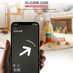 Ốp silicone tròn cho AirTag thế hệ 2 / AirTag thế hệ 1, kèm ghim an toàn giấu bên trong quần áo, giày dép