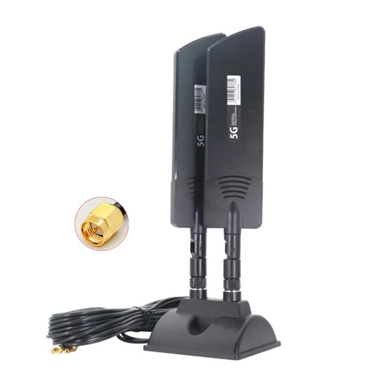 Ăng-ten ngoài 42dbi 5G cho router, tăng phạm vi phủ sóng WiFi ngoài trời, SMA đực màu đen, TS9 đen, SMA đực trắng, TS9 trắng