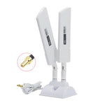 Ăng-ten ngoài 42dbi 5G cho router, tăng phạm vi phủ sóng WiFi ngoài trời, SMA đực màu đen, TS9 đen, SMA đực trắng, TS9 trắng