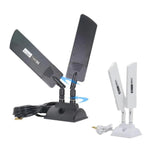 Ăng-ten ngoài 42dbi 5G cho router, tăng phạm vi phủ sóng WiFi ngoài trời, SMA đực màu đen, TS9 đen, SMA đực trắng, TS9 trắng