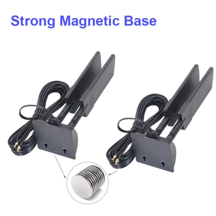 Ăng-ten ngoài 42dbi 5G cho router, tăng phạm vi phủ sóng WiFi ngoài trời, SMA đực màu đen, TS9 đen, SMA đực trắng, TS9 trắng