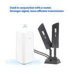 Ăng-ten ngoài 42dbi 5G cho router, tăng phạm vi phủ sóng WiFi ngoài trời, SMA đực màu đen, TS9 đen, SMA đực trắng, TS9 trắng