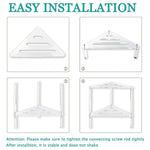 Acrylic Triangle Shower Pot Hollow Bracket