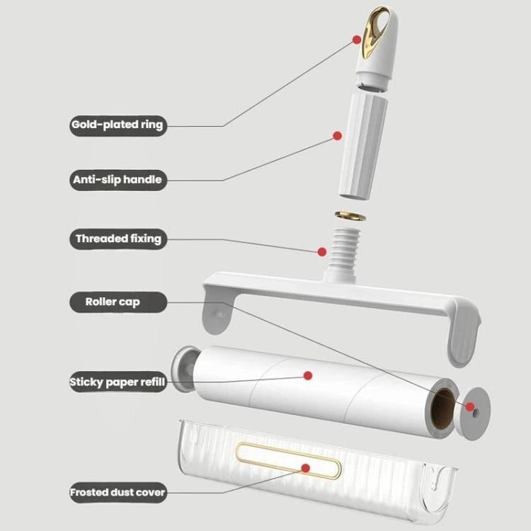Cây lăn bụi quần áo có thể bóc lớp keo, 16cm màu xanh dương, 16cm màu trắng, 16cm màu xanh lá, 24cm màu xanh dương, 24cm màu trắng, 24cm màu xanh lá