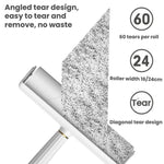 Cây lăn bụi quần áo có thể bóc lớp keo, 16cm màu xanh dương, 16cm màu trắng, 16cm màu xanh lá, 24cm màu xanh dương, 24cm màu trắng, 24cm màu xanh lá