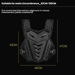 SULAITE Motocross Armor Vest Motorcycle Rider Chest Protection Equipment Racing Anti-Fall Armor Protector, Uniform