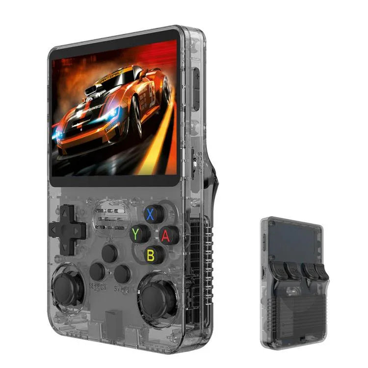 Máy chơi game cầm tay R36S Retro hệ điều hành Linux, màn hình 3.5 inch, phiên bản thẻ TF đơn, 64G, 128G
