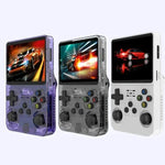 Máy chơi game cầm tay R36S Retro hệ điều hành Linux, màn hình 3.5 inch, phiên bản thẻ TF đơn, 64G, 128G