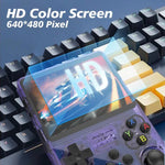 Máy chơi game cầm tay R36S Retro hệ điều hành Linux, màn hình 3.5 inch, phiên bản thẻ TF đơn, 64G, 128G