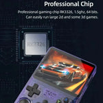 Máy chơi game cầm tay R36S Retro hệ điều hành Linux, màn hình 3.5 inch, phiên bản thẻ TF đơn, 64G, 128G