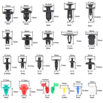 Car Retainer Clips Fasteners Remover Kit Automotive Clips Set, 680pcs /Set