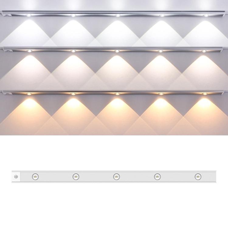 Đèn thanh cảm biến chuyển động có thể sạc lại cho tủ quần áo với điều khiển từ xa, 20cm, 30cm, 40cm, 60cm, 80cm