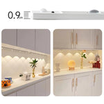 Đèn thanh cảm biến chuyển động có thể sạc lại cho tủ quần áo với điều khiển từ xa, 20cm, 30cm, 40cm, 60cm, 80cm