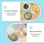 Thảm cách nhiệt tròn bằng silicone an toàn thực phẩm chống bỏng và chống trượt cho nhà bếp