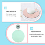 Thảm cách nhiệt tròn bằng silicone an toàn thực phẩm chống bỏng và chống trượt cho nhà bếp