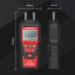 Máy đo áp suất vi sai chính xác cao HABOTEST HT636, máy đo vi áp kỹ thuật số, HT636