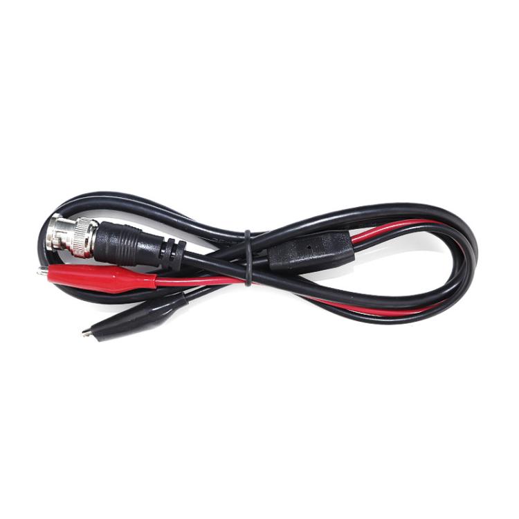 Cáp đầu dò oscilloscope BNC đực sang 2 kẹp cá sấu Q9 cáp kiểm tra tín hiệu, dài 0.5m, 1m, 1.5m