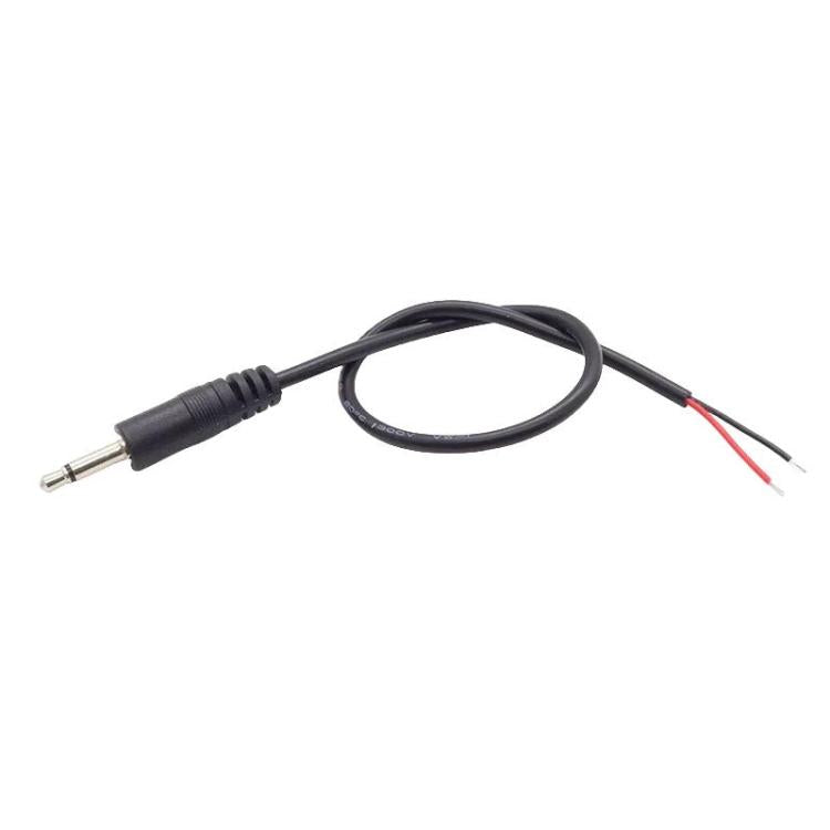 Cáp đơn Mono 2 chân AUX đầu đơn dây loa dây nguồn âm thanh, dài 25cm, đực 2.5mm, cái 2.5mm, đực 3.5mm, cái 3.5mm