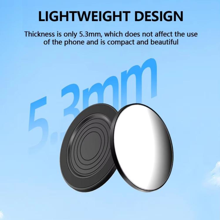 Gương selfie từ tính điện thoại HEPAIL 101D-A Magsaef hỗ trợ chụp ảnh HD mặt sau gương lồi