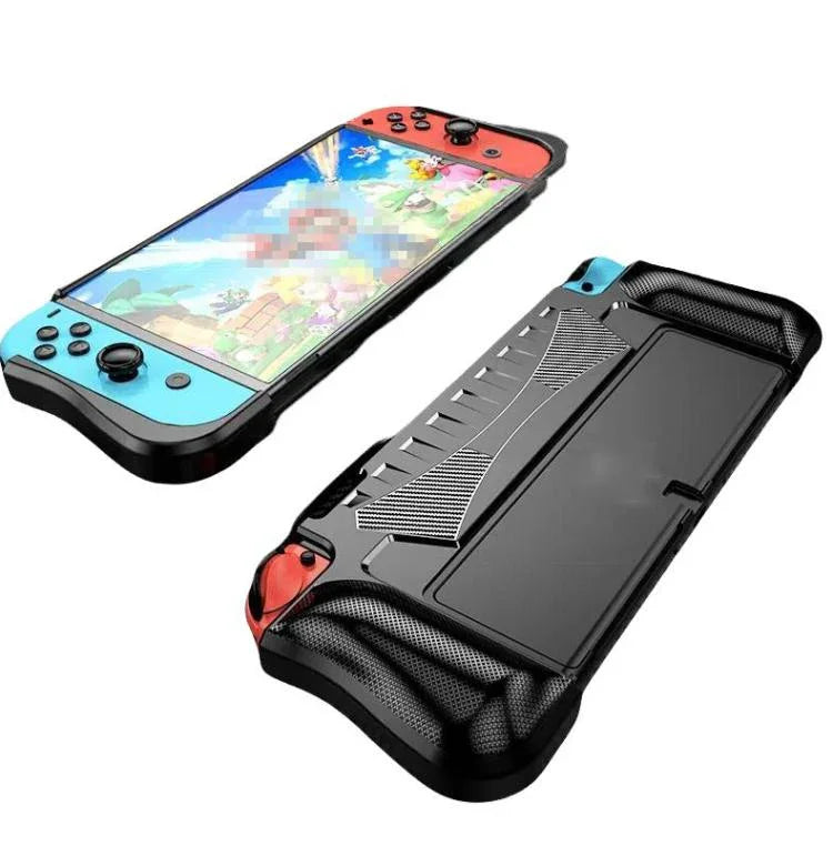 Ốp Bảo Vệ TPU Cho Máy Switch OLED Vỏ Tích Hợp Với 2 Khe Đựng Thẻ Game