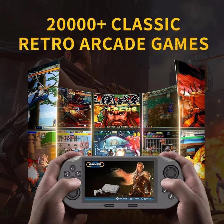 Máy Chơi Game Cầm Tay Màn Hình IPS 4.5 inch 64G Tích Hợp 20000 Trò Chơi, SF3000, SF3000 Kèm 2 Tay Cầm