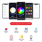 Đèn trần thông minh Tuya Bluetooth tròn âm trần RGBCW đổi màu điều chỉnh độ sáng, Tuya Bluetooth 10W 85-265V