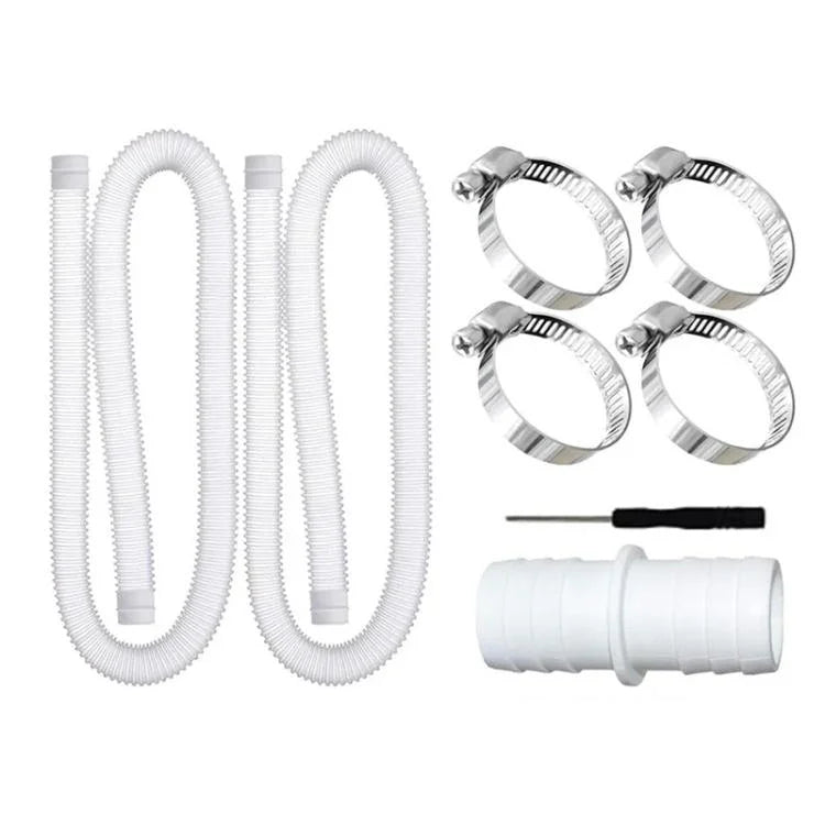Ống hồ bơi 32mm + đầu nối + tua vít cho Intex 300 GPH/530 GPH, ống trắng dài 1.5m, ống xanh dài 1.5m, ống xanh dài 1m, ống trắng dài 1m