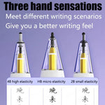 Đầu bút thay thế mềm đàn hồi yên tĩnh cho Apple Pencil 2 / 1, 4B trắng, 4B trong suốt, 2B trắng, 2B trong suốt, HB trắng, HB trong suốt