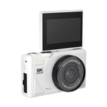 Máy ảnh kỹ thuật số W1 5K HD 75MP Zoom kỹ thuật số 18X WiFi Ghi hình video với màn hình lật, W1 trắng, W1 đen