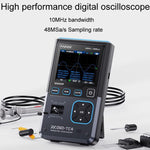 Máy hiện sóng 3 trong 1, máy kiểm tra transistor, máy phát tín hiệu băng thông 10M chống cháy, FNIRSI DSO-TC4