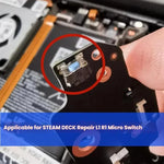 Cho Steam Deck 10 phím vai L1 R1 Microswitch, L1 R1 Microswitch
