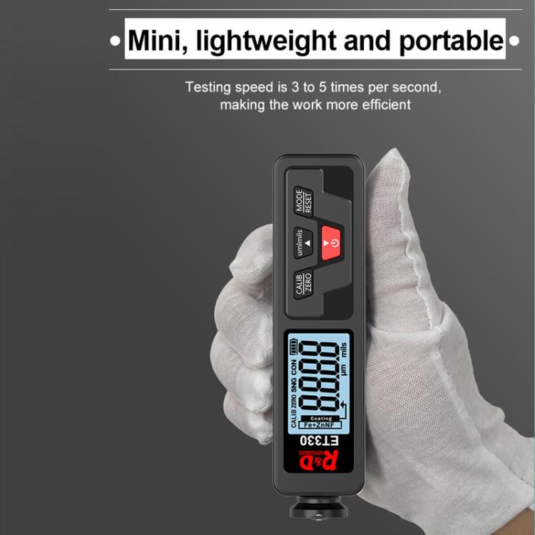 Máy đo độ dày lớp phủ sơn ba mục đích Mingzheng sắt nhôm kẽm