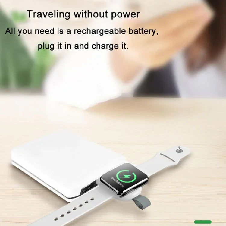 Sạc không dây từ tính USB di động cho Apple Watch 1/2/3/4/5/6/7/8/9/10/SE