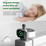 Sạc không dây từ tính USB di động cho Apple Watch 1/2/3/4/5/6/7/8/9/10/SE