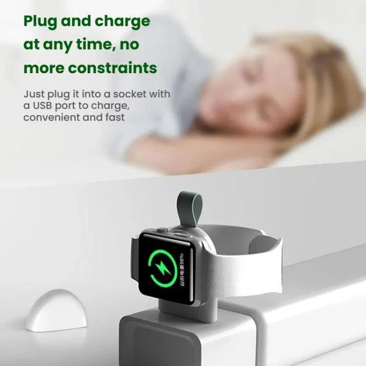 Sạc không dây từ tính USB di động cho Apple Watch 1/2/3/4/5/6/7/8/9/10/SE
