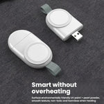 Sạc không dây từ tính USB di động cho Apple Watch 1/2/3/4/5/6/7/8/9/10/SE
