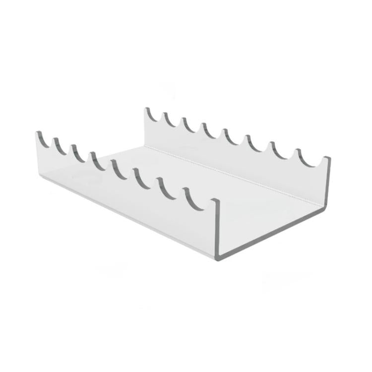 1 cái giá đựng cọ trang điểm trong suốt bằng acrylic, 1 cái, 2 cái