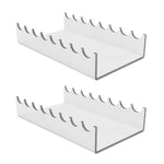 1 cái giá đựng cọ trang điểm trong suốt bằng acrylic, 1 cái, 2 cái