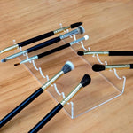 1 cái giá đựng cọ trang điểm trong suốt bằng acrylic, 1 cái, 2 cái