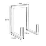1 cái giá đỡ khung ảnh sách bằng acrylic, 1 cái, 2 cái