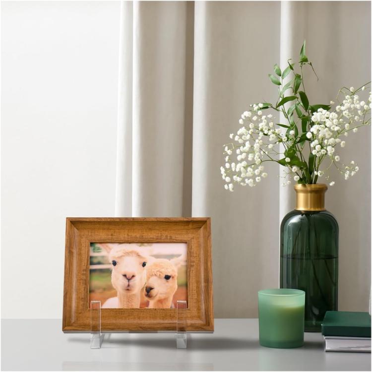 1 cái giá đỡ khung ảnh sách bằng acrylic, 1 cái, 2 cái