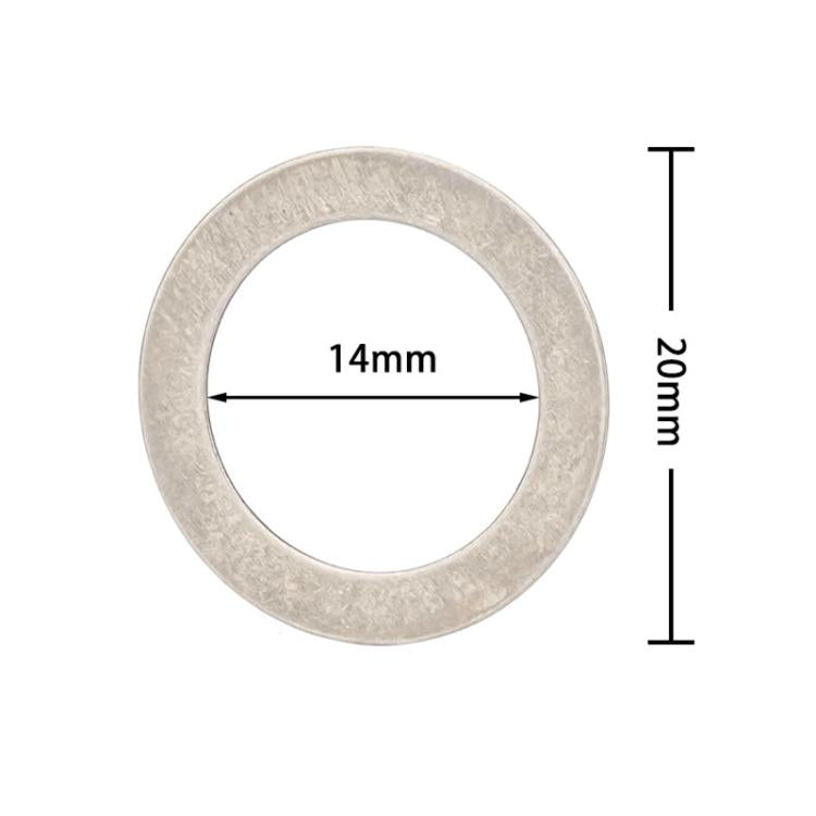 Bộ 20 vòng đệm thép không gỉ bảo vệ đĩa xe đạp ZTTO, xe đạp địa hình