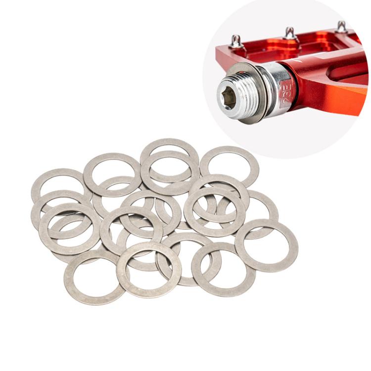 Bộ 20 vòng đệm thép không gỉ bảo vệ đĩa xe đạp ZTTO, xe đạp địa hình